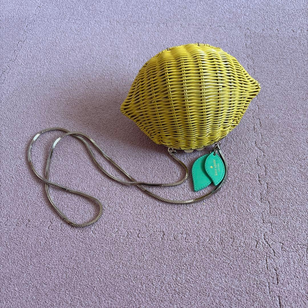 値下げ！Kate spade レモン カゴバッグ