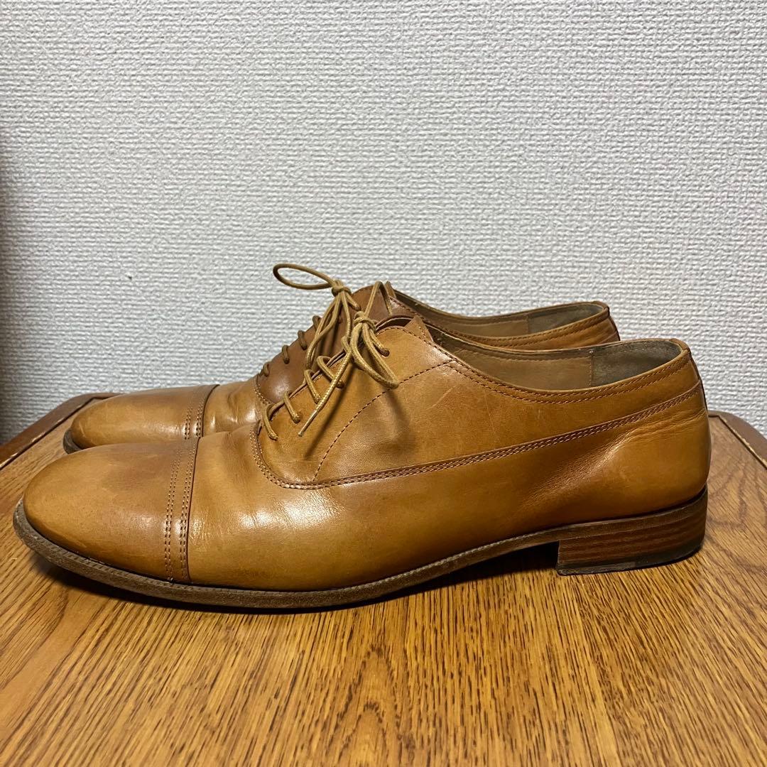 メゾンマルタンマルジェラ　レザー ストレートチップ ドレスシューズ　28cm