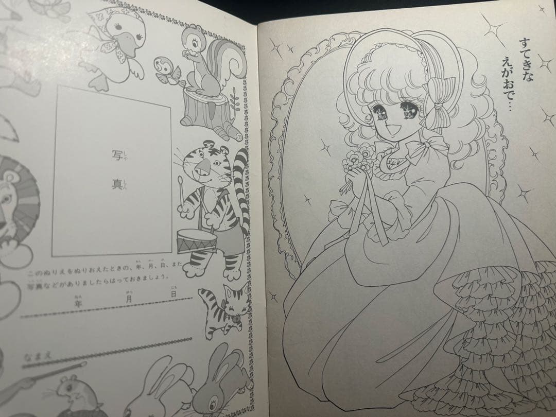 セイカのぬりえ　フラワーチュチュ　書き込みなし