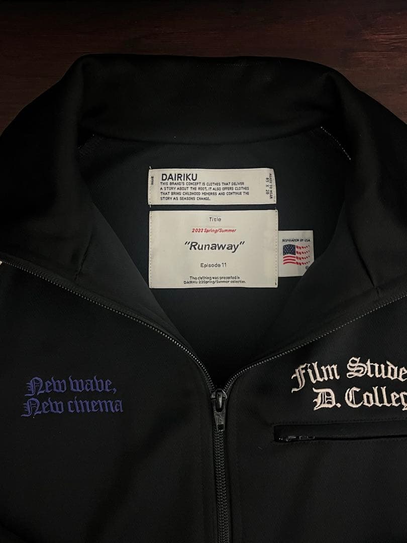 DAIRIKU 23SS トラックジャケット