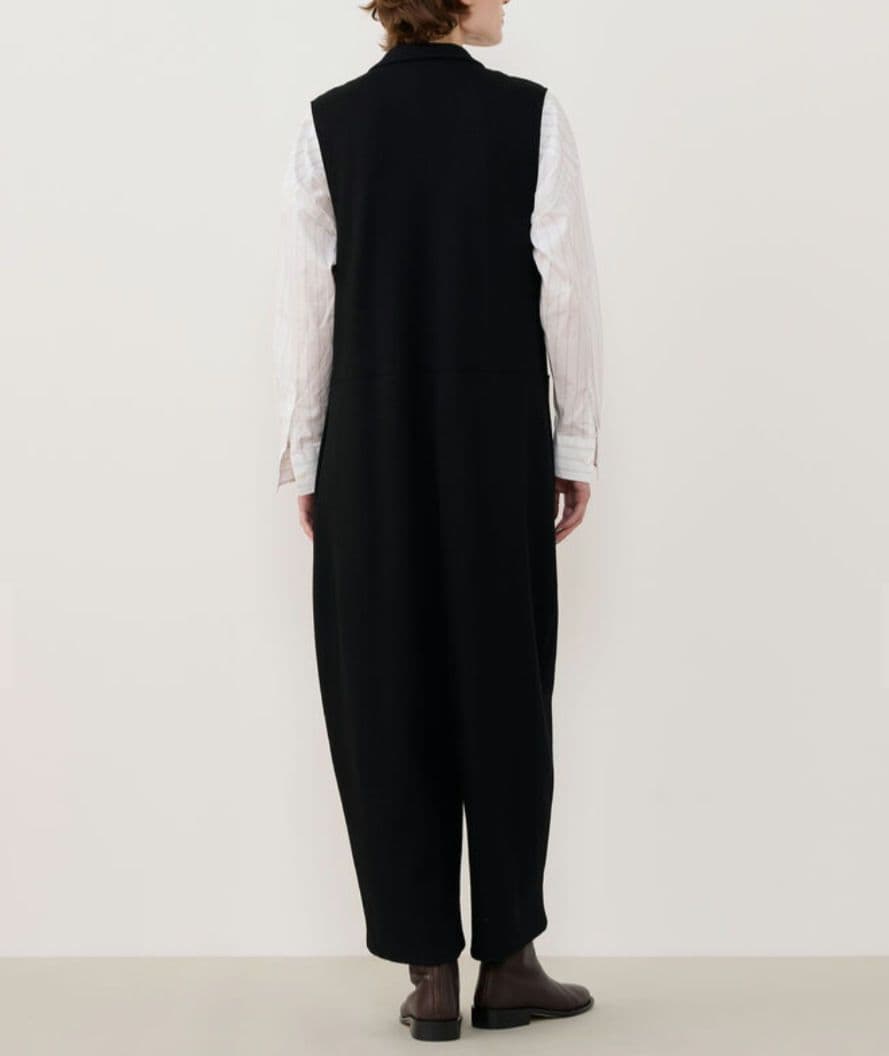 極美品 ギャルリーヴィー 25AW ウールミルドスムース ジャンプスーツ