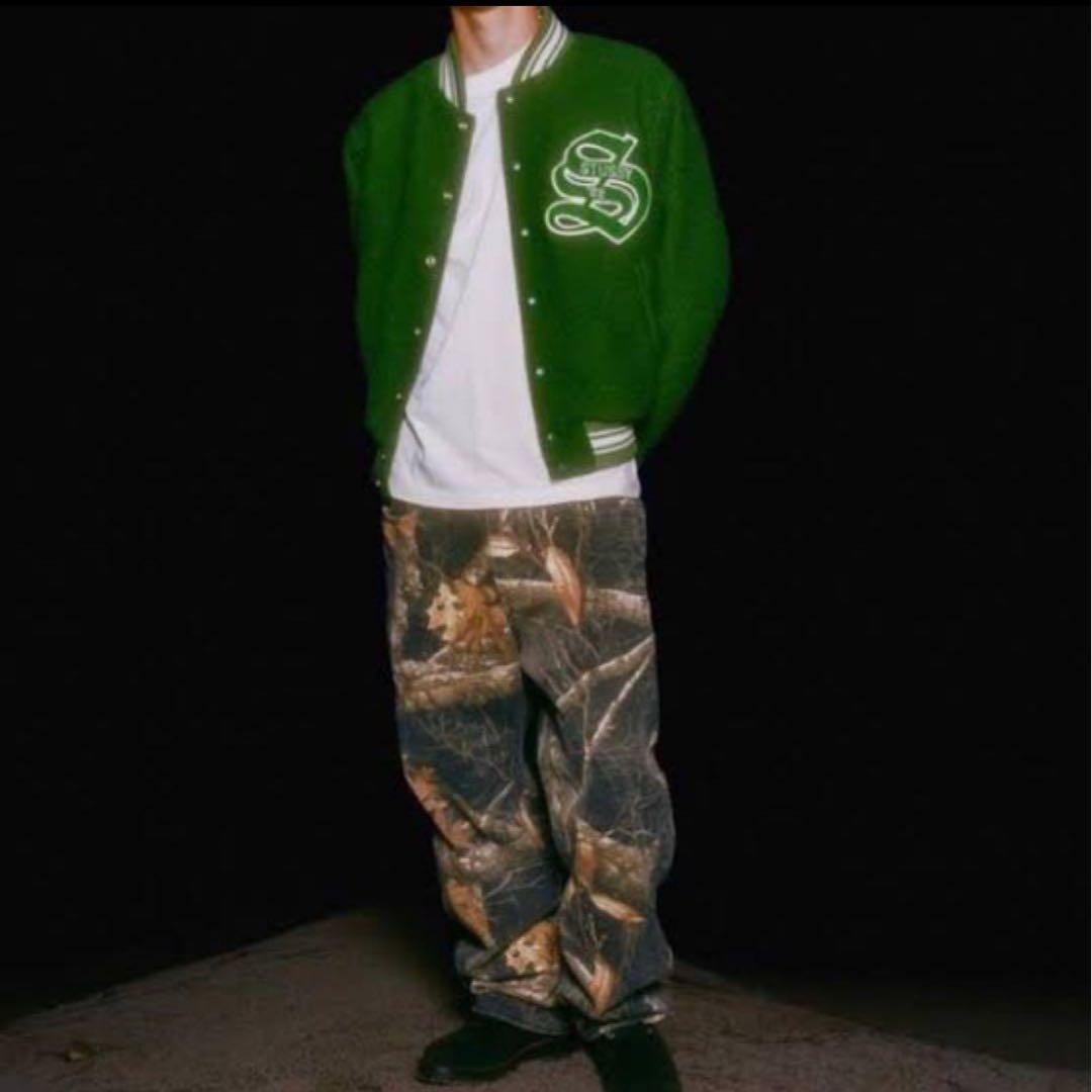 ジャケット・アウター Stussy Casentino Wool Varsity Jacket XL