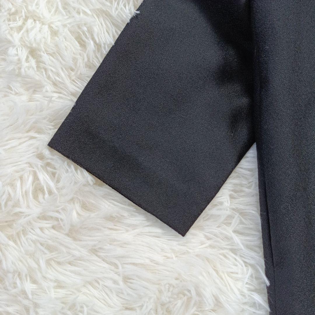 タグ付極美品✨アドーア　ウールアムンゼンワンピース　38　スリット　クルーネック