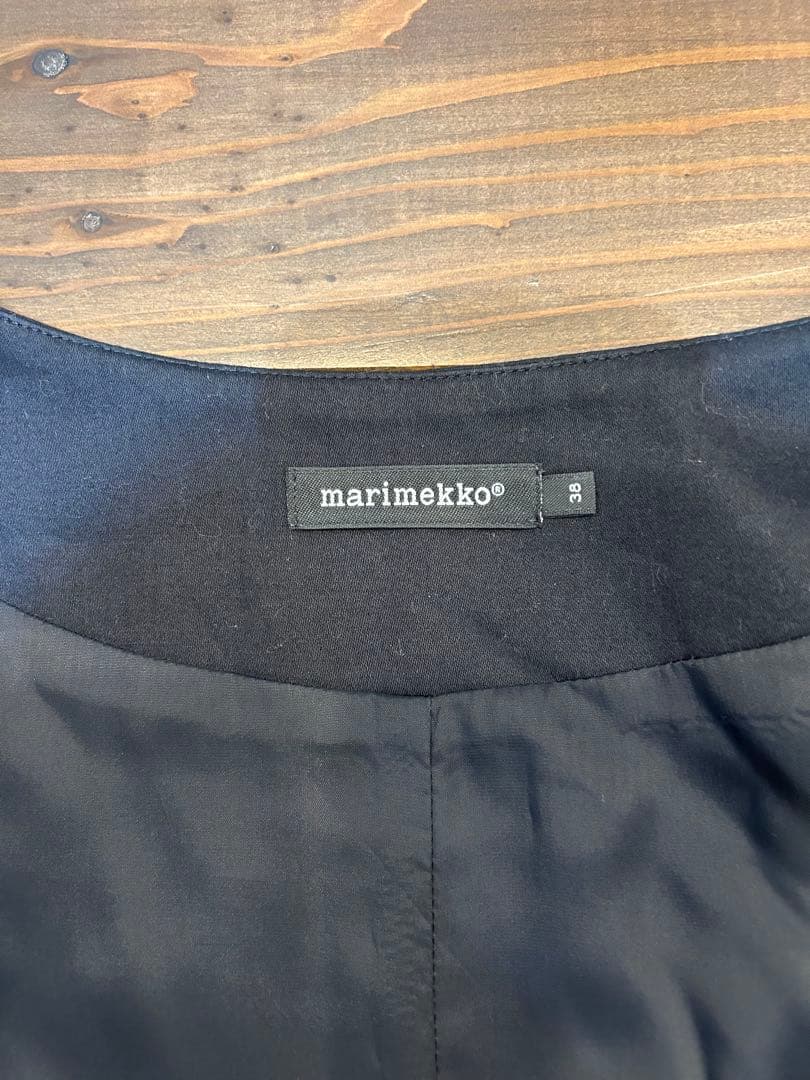 マリメッコ花柄五分袖チュニックコート