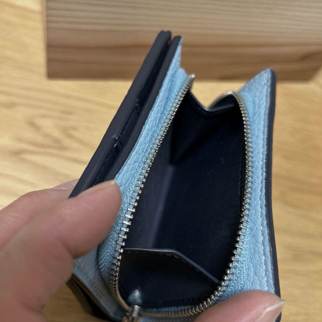coach 二つ折り財布(空色)未使用品