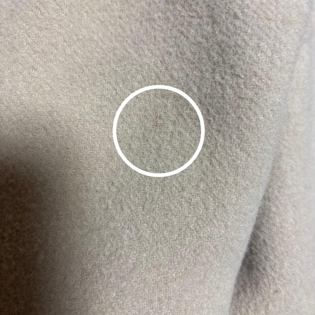 BURBERRY BLUE LABELファー付きベージュロングコート