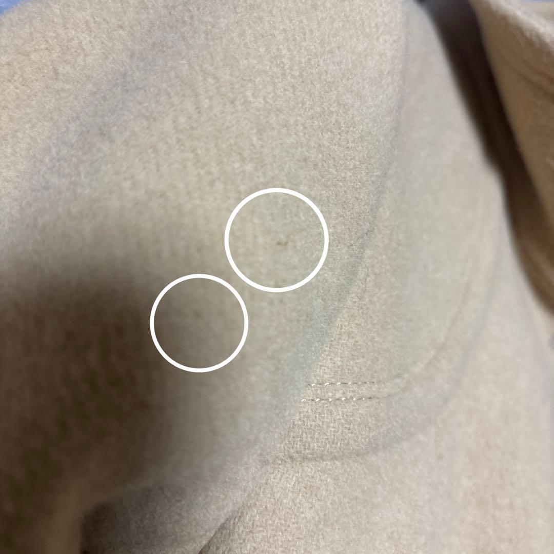 BURBERRY BLUE LABELファー付きベージュロングコート