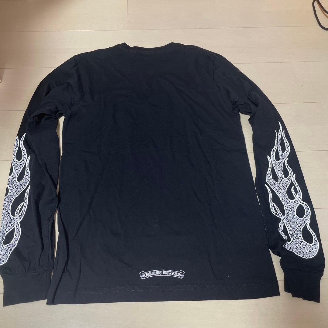 インボイス原本付き正規品　クロムハーツ　長袖Tシャツ　フレイム
