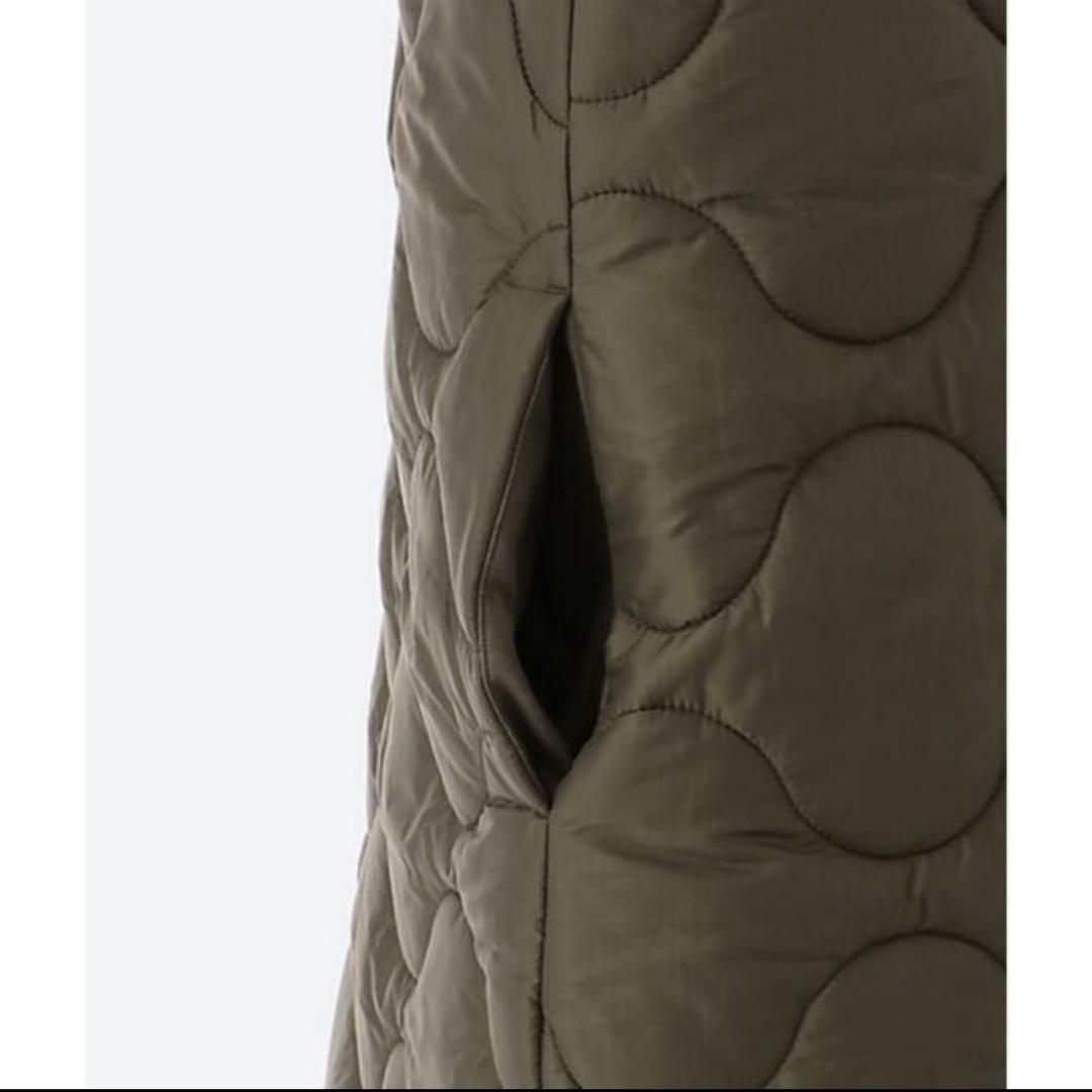 MADISONBLUE マディソンブルー キルティングベスト カーキ