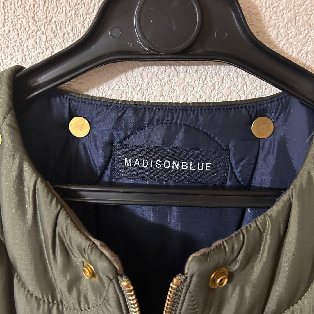 MADISONBLUE マディソンブルー キルティングベスト カーキ