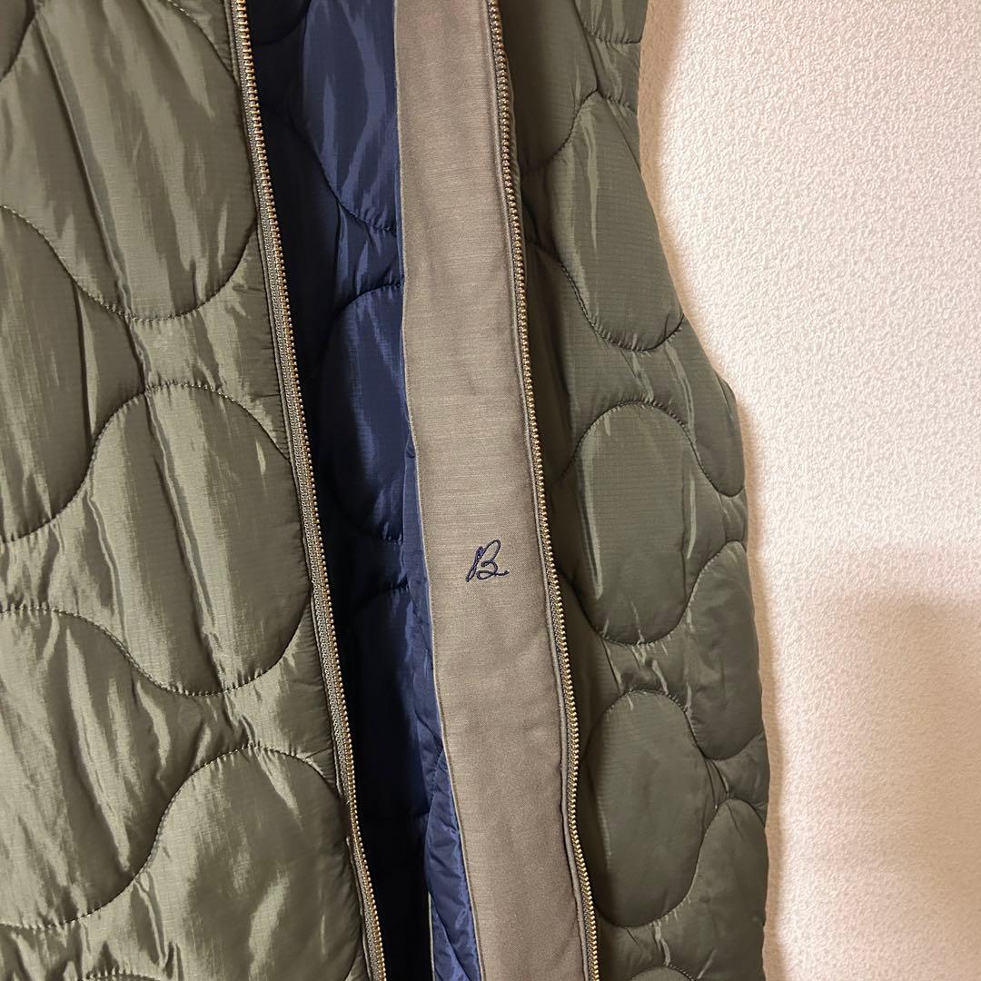 MADISONBLUE マディソンブルー キルティングベスト カーキ