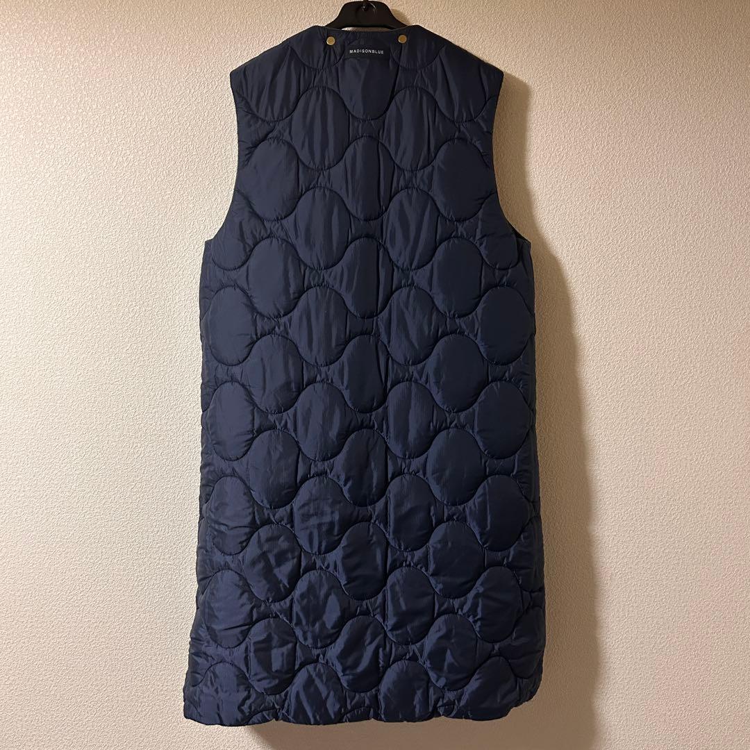 MADISONBLUE マディソンブルー キルティングベスト カーキ