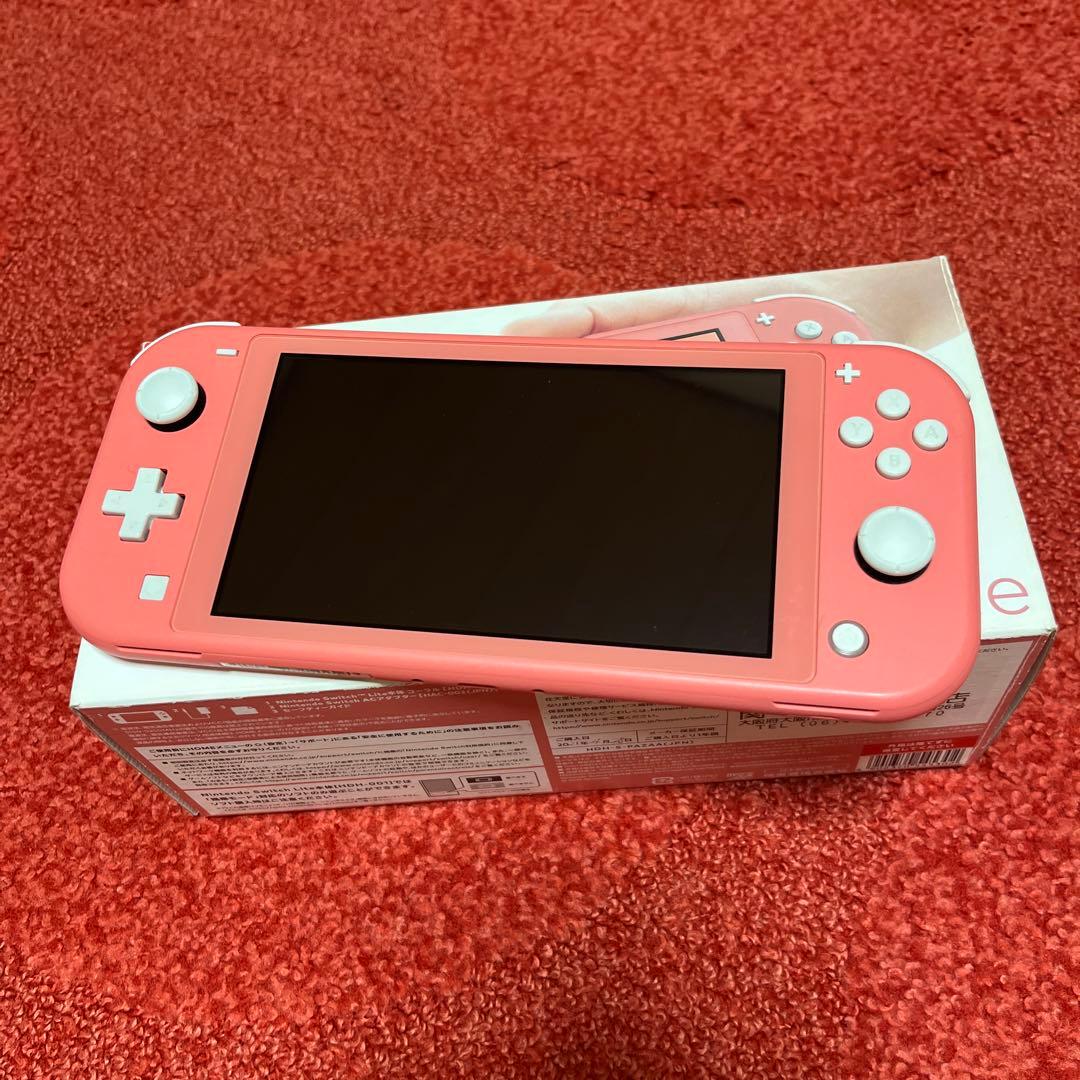 Nintendo Switch Lite ピンク 本体・充電器・外箱