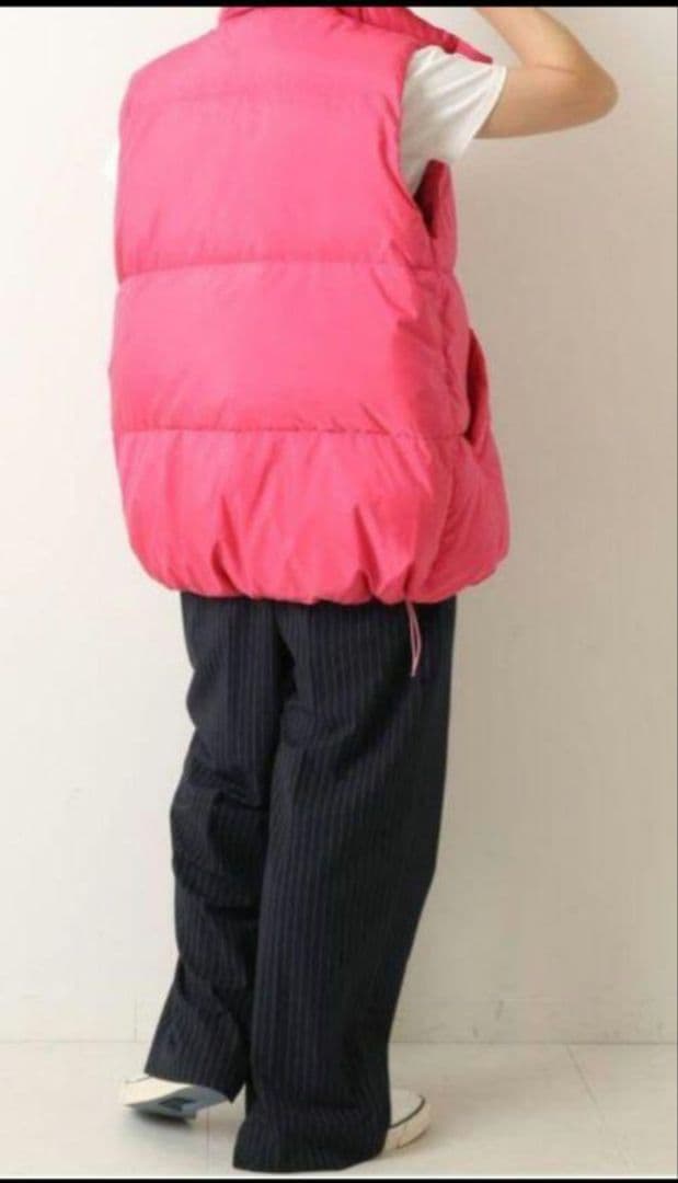 新品　Spick and Span　ビッグダウンベスト　ピンク　27500円