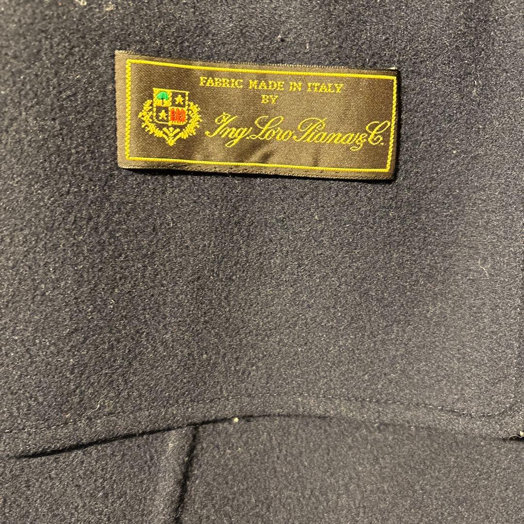 【MANZONI24】最終　STRASBURG ネイビー チェスターコート