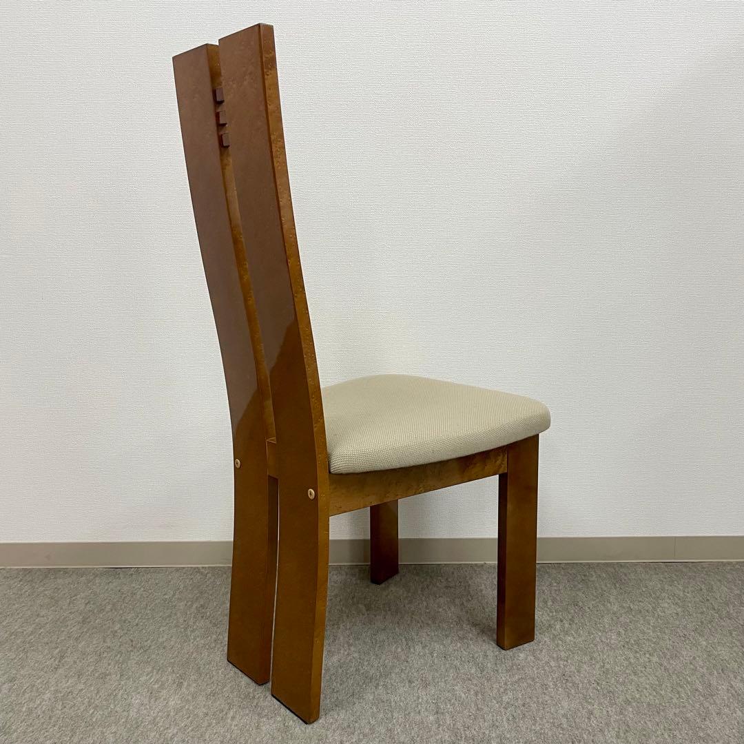 大塚家具【松創】(府中) ダイニングチェア \"バーズアイメイプル\" No.3