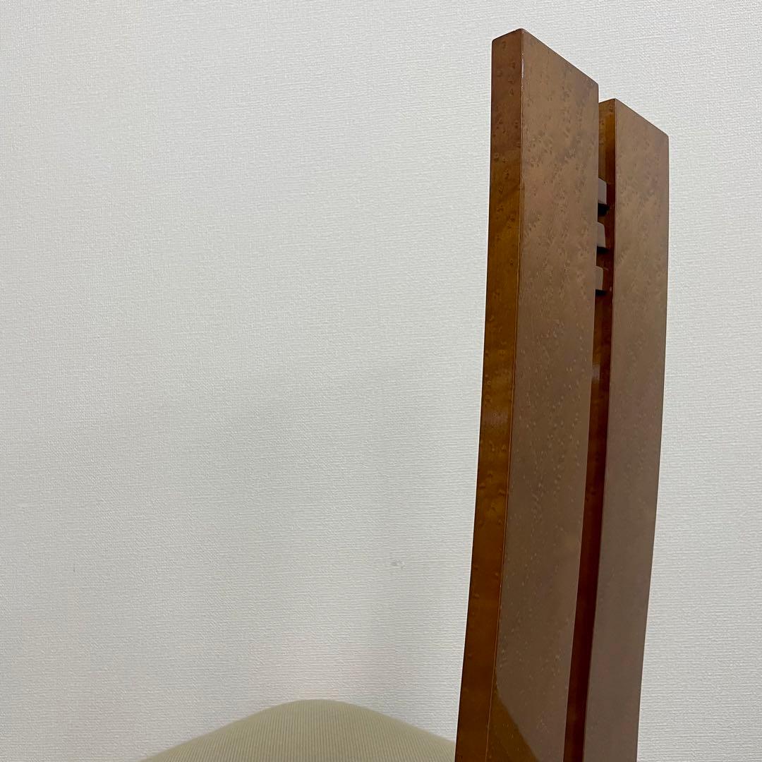 大塚家具【松創】(府中) ダイニングチェア \"バーズアイメイプル\" No.3