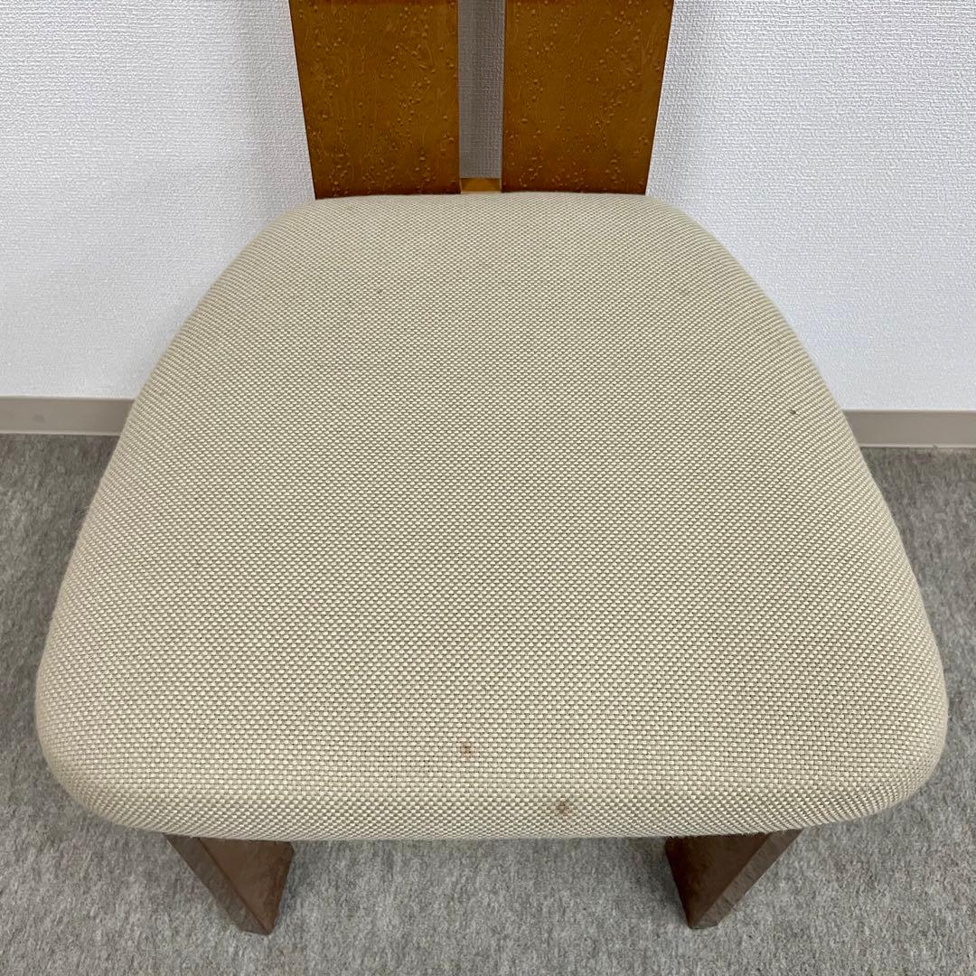 大塚家具【松創】(府中) ダイニングチェア \"バーズアイメイプル\" No.3