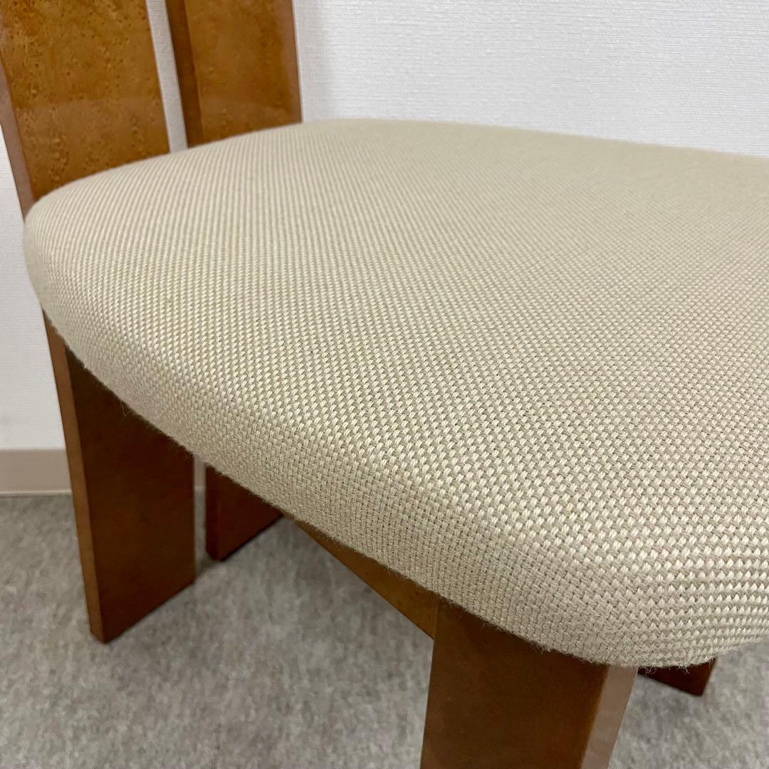 大塚家具【松創】(府中) ダイニングチェア \"バーズアイメイプル\" No.3