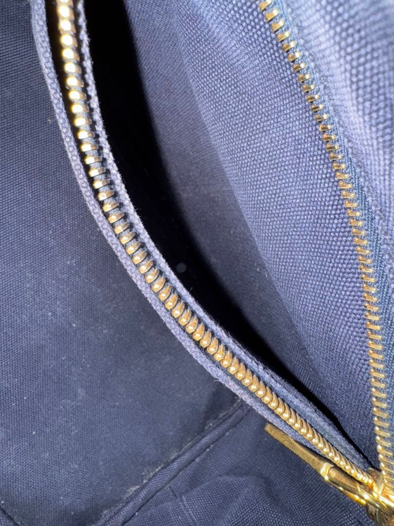 プラダ カナパ デニム ブルー ネイビー バック バッグ トートバッグ