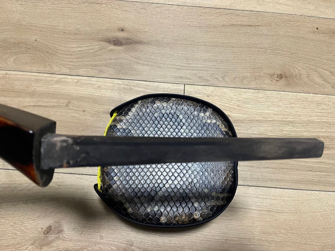 沖縄三線　本島黒木　拝領南風原型　みーむん