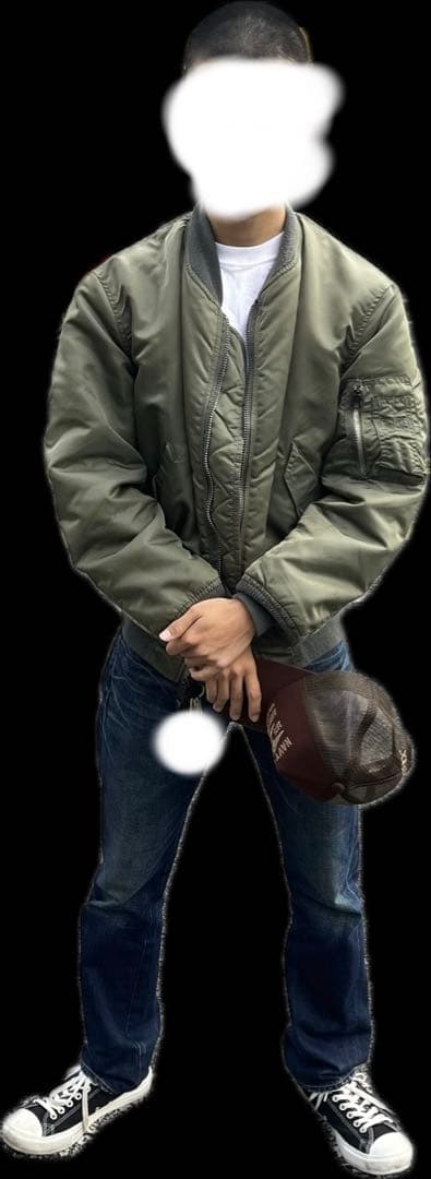 ALPHA INDUSTRIES MA-1 フライトジャケットMサイズ オリーブ