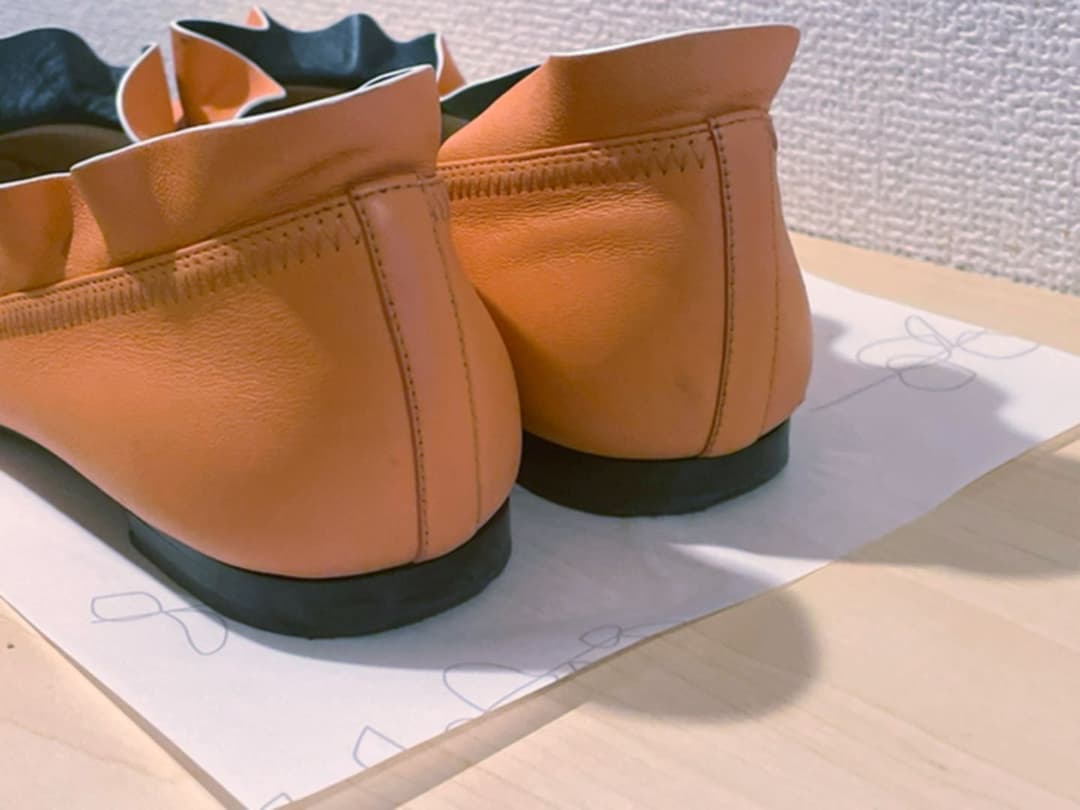 最終値下げFENDI フェンディ フリル レザー フラットシューズ