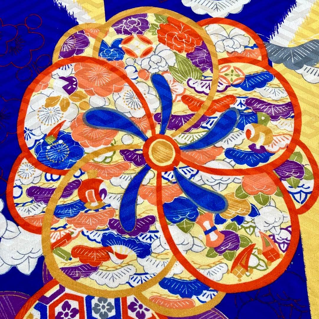 女の子 7歳〜ジュニア 子供着物 七五三 アンティーク着物 NO