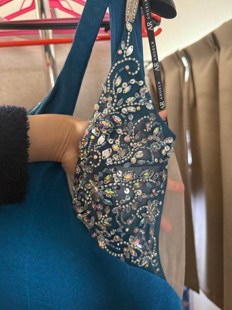 エンジェルアール　ロングドレス　AR25232-BL-S250728