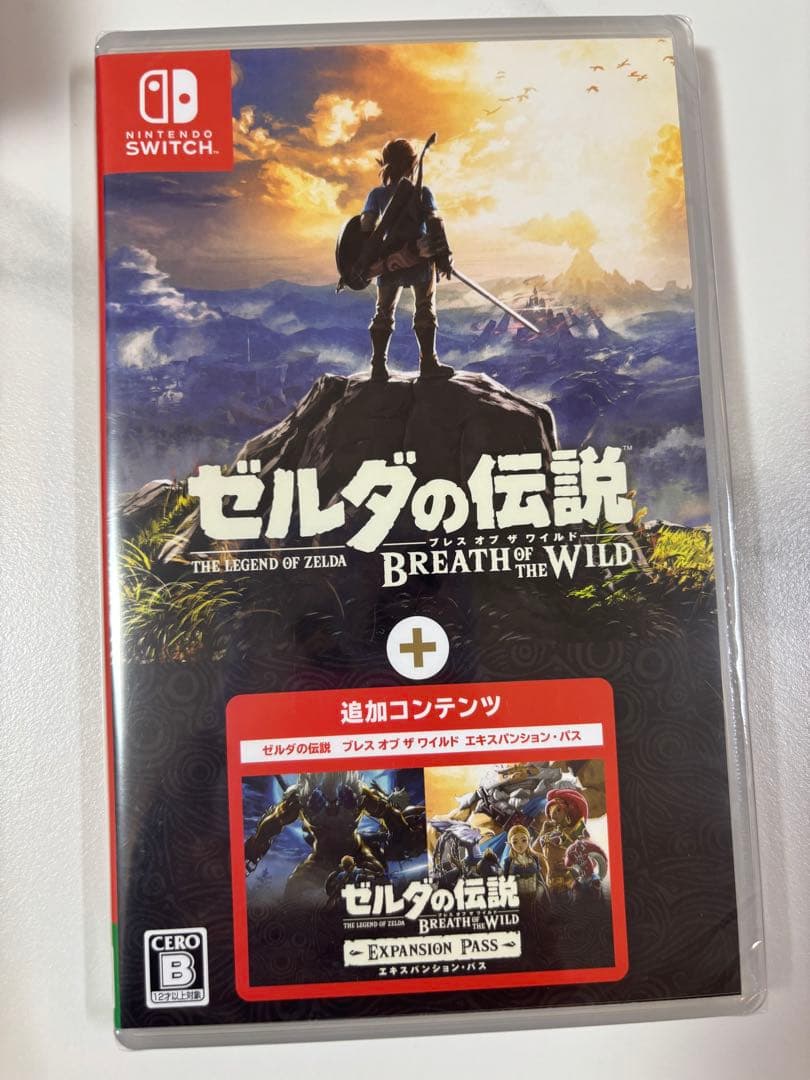 【新品未開封】ゼルダの伝説 ソフト2点セット (ブレスオブザワイルド他)