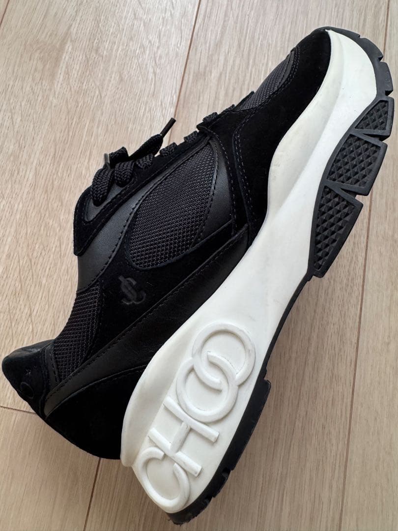 JIMMY CHOO ブラックスニーカー