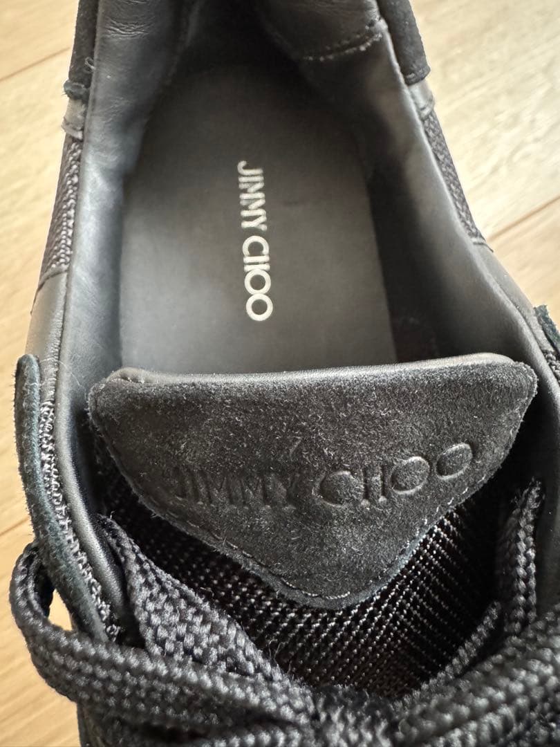 JIMMY CHOO ブラックスニーカー