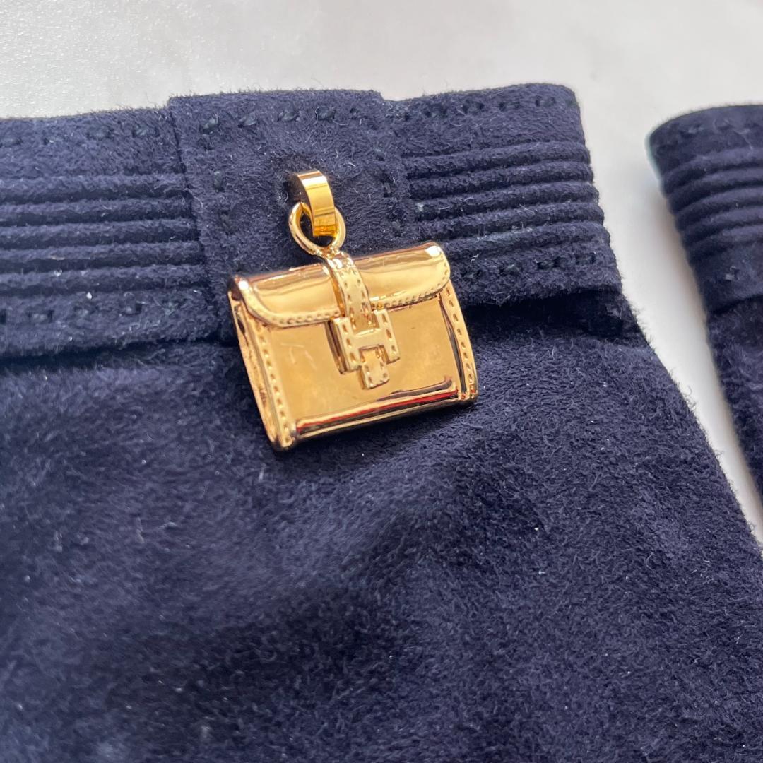 希少✨エルメス ボリード・ジジェチャーム スエード 手袋 ヴィンテージ