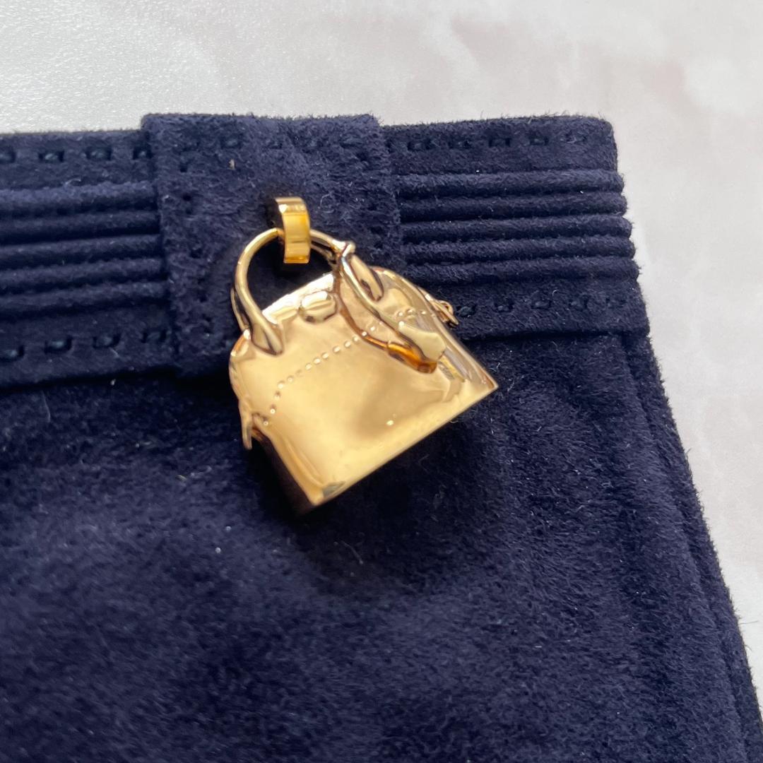 希少✨エルメス ボリード・ジジェチャーム スエード 手袋 ヴィンテージ