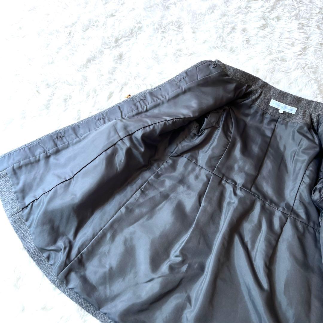 【未使用級】タルティーヌエショコラ　高級　リボン　ウールコート　110 定4万