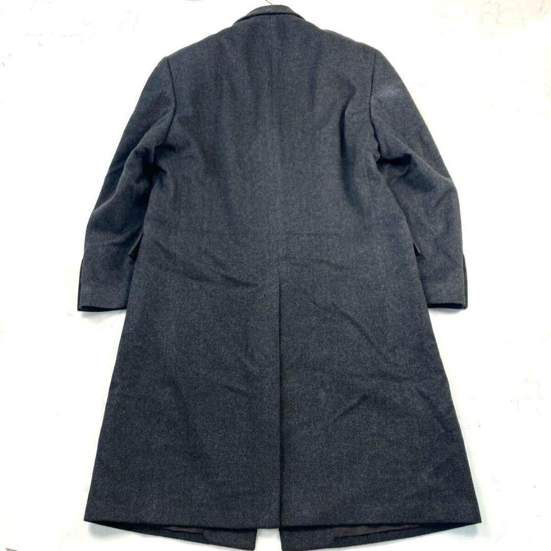 極希少 美品 カシミヤ100% ダンヒル チェスターコート グレー マキシ丈