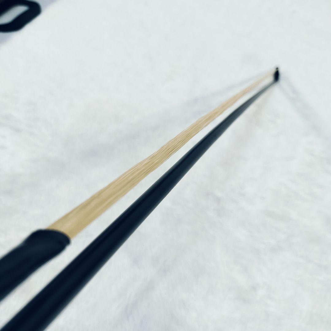 【良品】二胡　黒檀精品　蛇革　ケース付き　弓付き　説明書あり