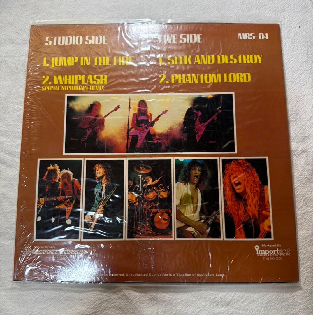 llica / Whiplash 12” EP Megaforce