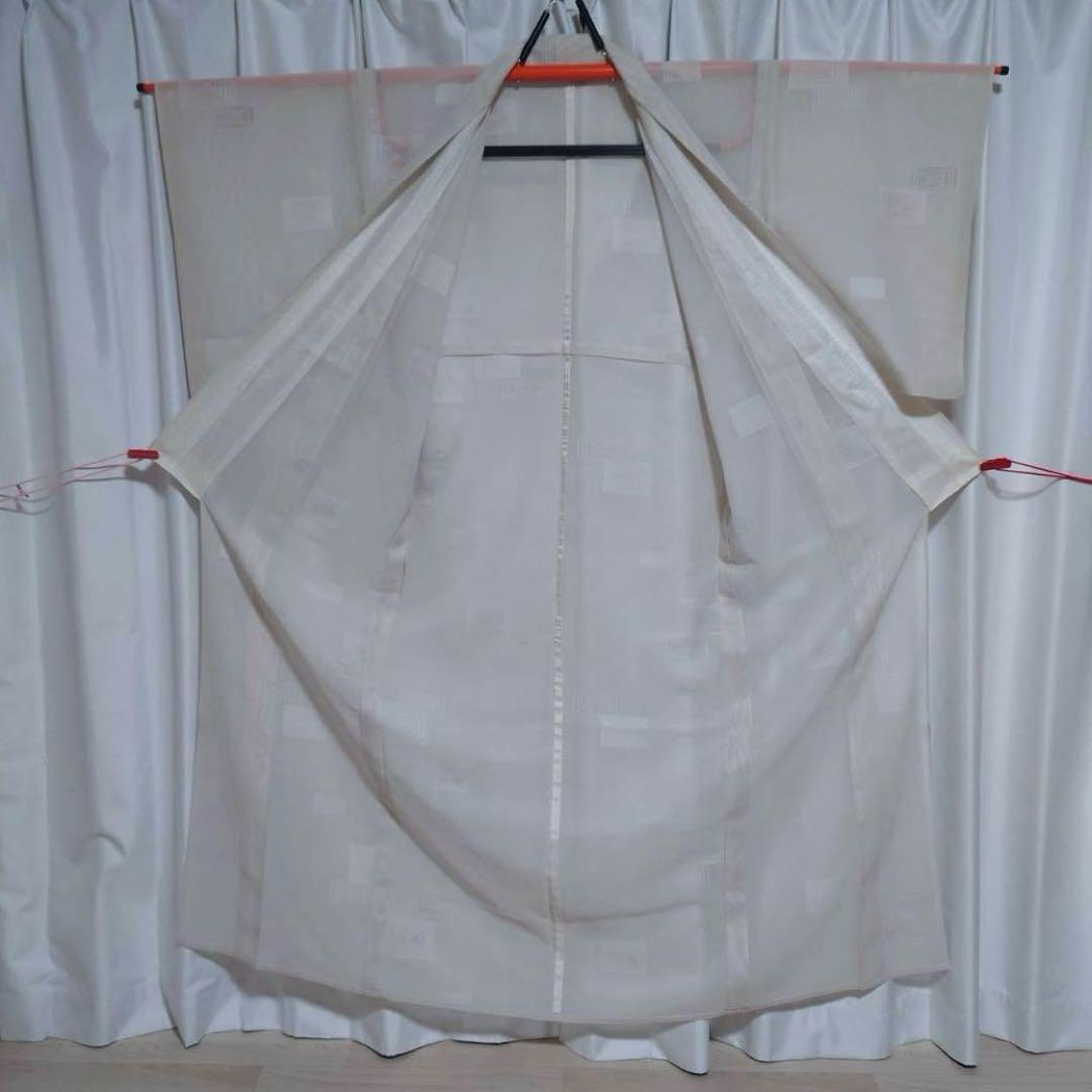 正絹　絽　小紋　夏もの　薄物　フルセット　美品