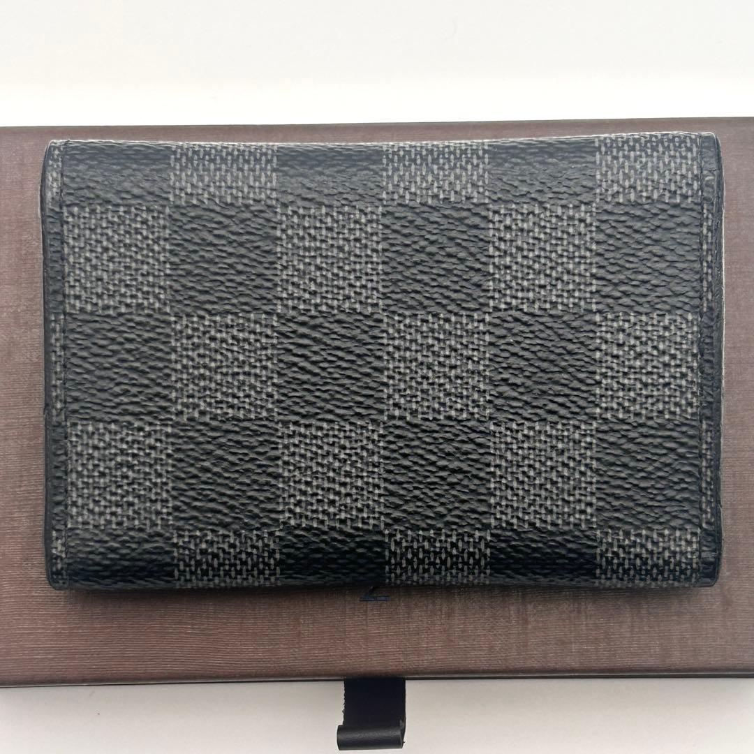 極美品✨ルイヴィトン 6連 キーケース ダミエ グラフィット ミュルティクレ6