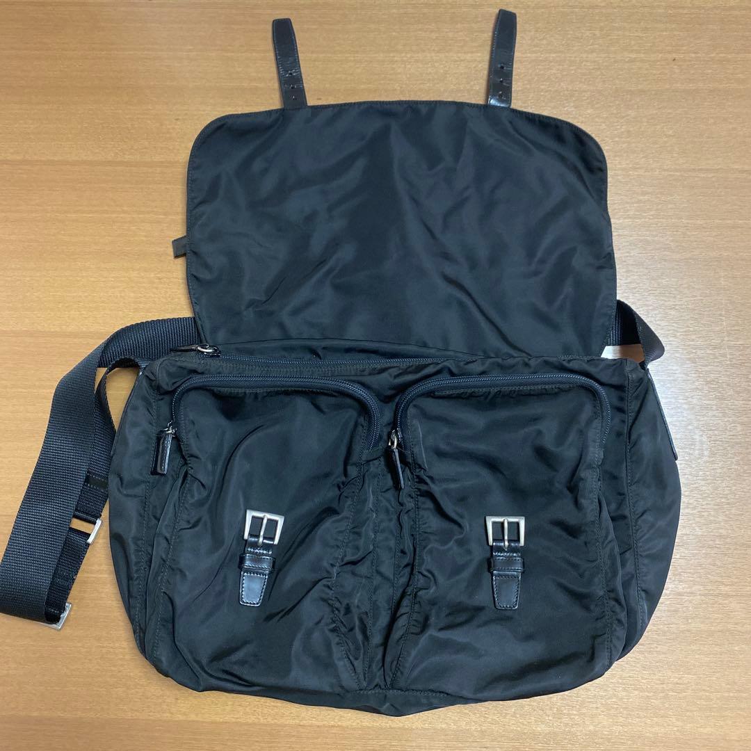 PRADA プラダ ショルダーバッグ ナイロン ブラック