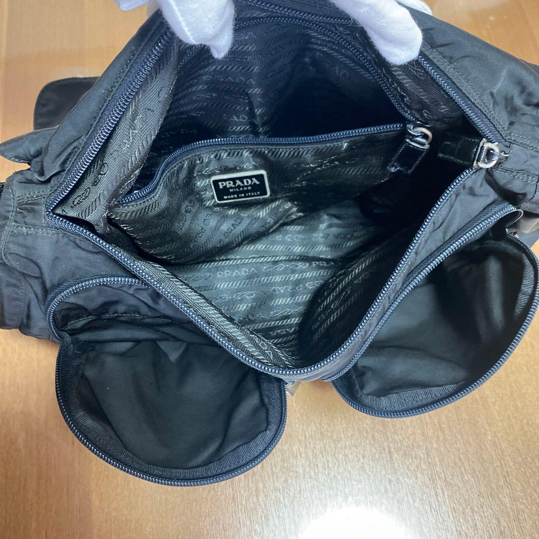 PRADA プラダ ショルダーバッグ ナイロン ブラック