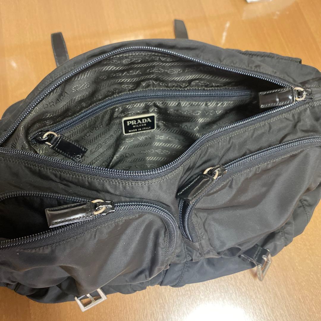 PRADA プラダ ショルダーバッグ ナイロン ブラック