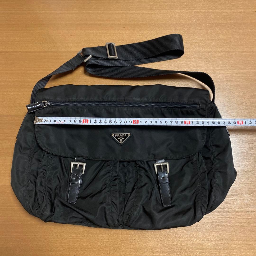 PRADA プラダ ショルダーバッグ ナイロン ブラック