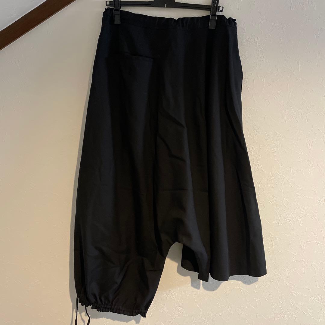 Ground Y グラウンドワイ　ヨウジヤマモト　ブラックサルエルパンツ　アシメ