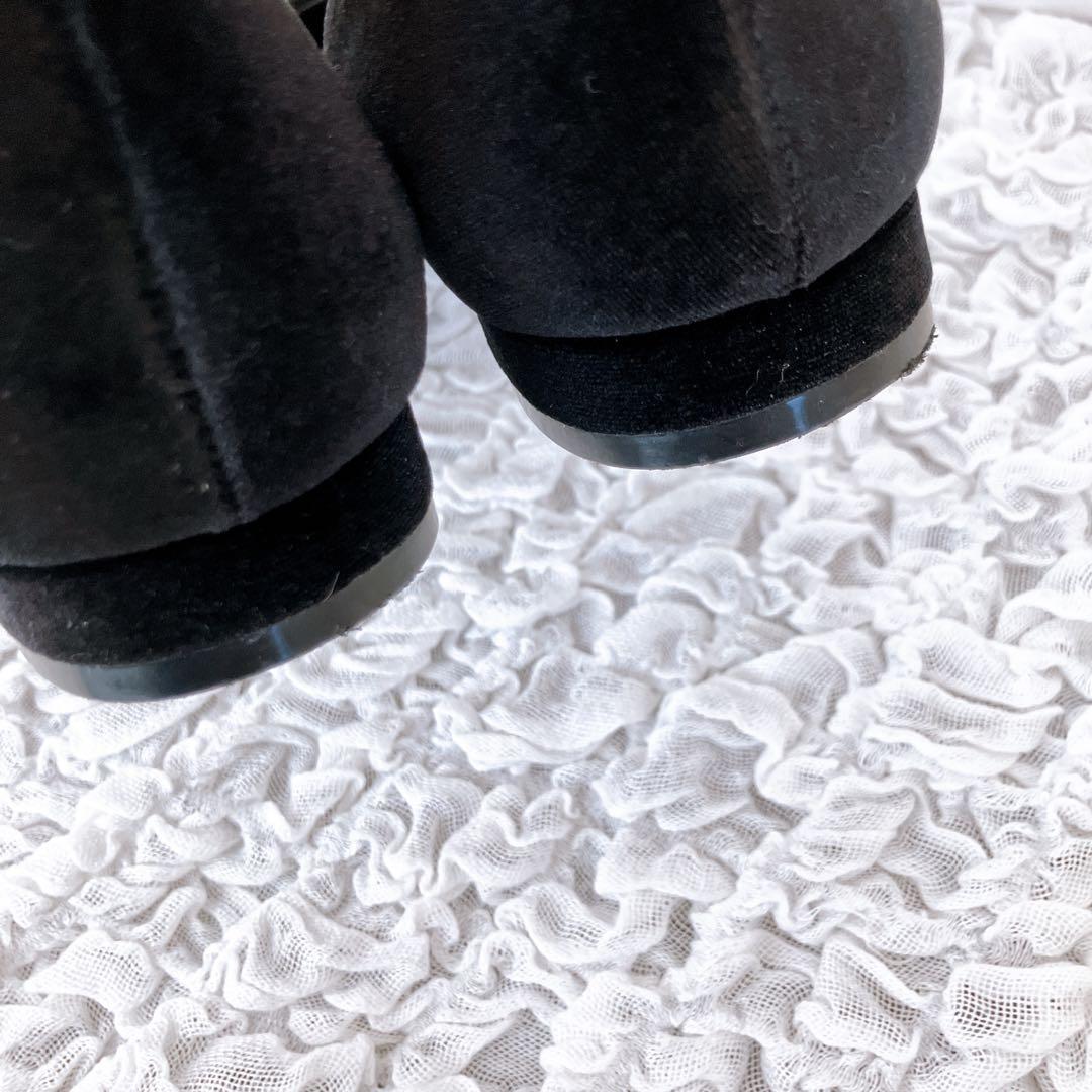 未使用【WEB限定販売】マリコオイカワ(ビジュー付フラットシューズ)23.5