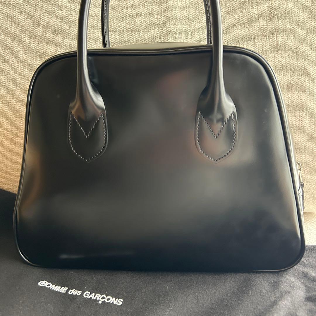 【新品未使用】コムデギャルソン青山オリジナルバッグ　台形ステアバッグ　黒　３