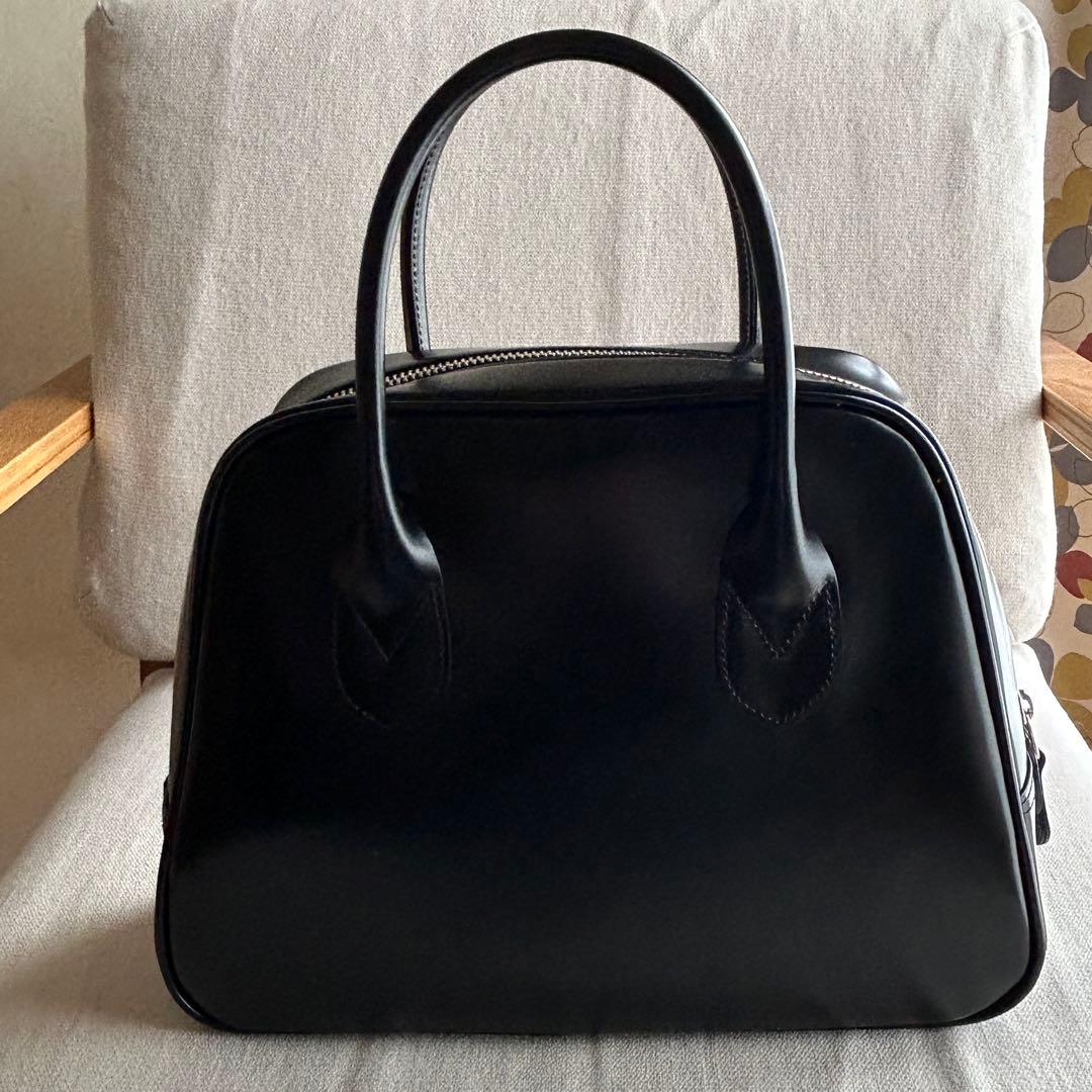 【新品未使用】コムデギャルソン青山オリジナルバッグ　台形ステアバッグ　黒　３