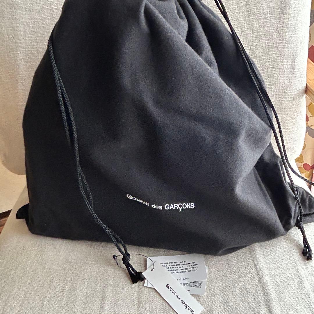 【新品未使用】コムデギャルソン青山オリジナルバッグ　台形ステアバッグ　黒　３
