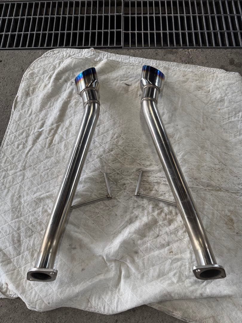 スリーキャッツ v37スカイライン110Φオーバル 直管 ストレート マフラー